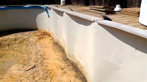 sheet metal for pool wall repair|vinyl pool leak repair.